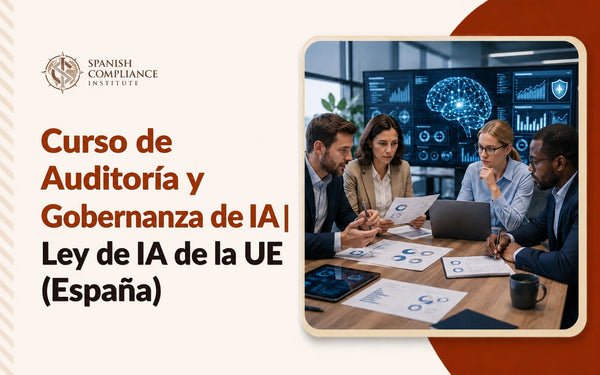Curso de auditoría y gobernanza de la IA que abarca el cumplimiento de la Ley de IA de la UE, la evaluación de riesgos de la IA, la supervisión ética y las prácticas de inteligencia artificial responsable en España.