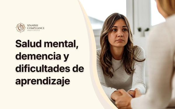 El curso abarca la salud mental, la demencia y las discapacidades del aprendizaje, con la participación de un paciente y un profesional sanitario en consulta.