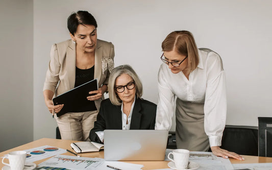 Business professionals reviewing updated GDPR consent rules and data compliance guidelines in Spain.