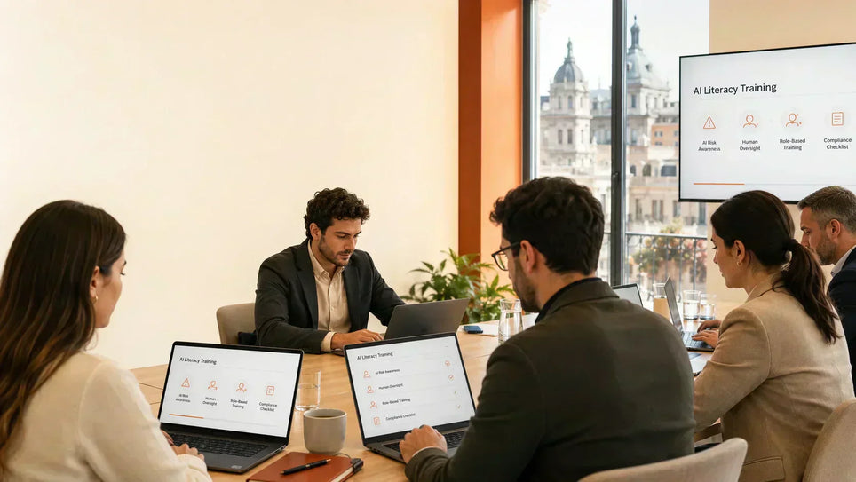 Spanish organisation delivering EU AI Act Article 4 AI literacy training to staff in 2026 