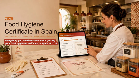 Food hygiene certificate Spain guide for food handlers and safe food work in 2026