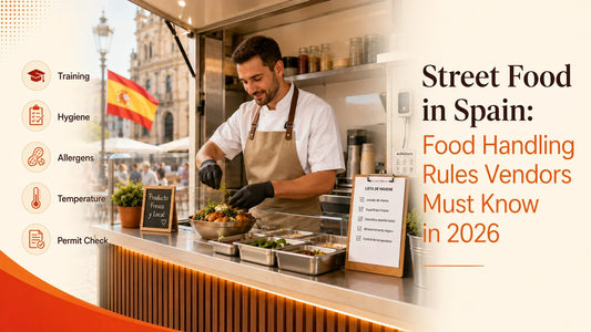 Street food in Spain food handling rules for vendors in 2026 