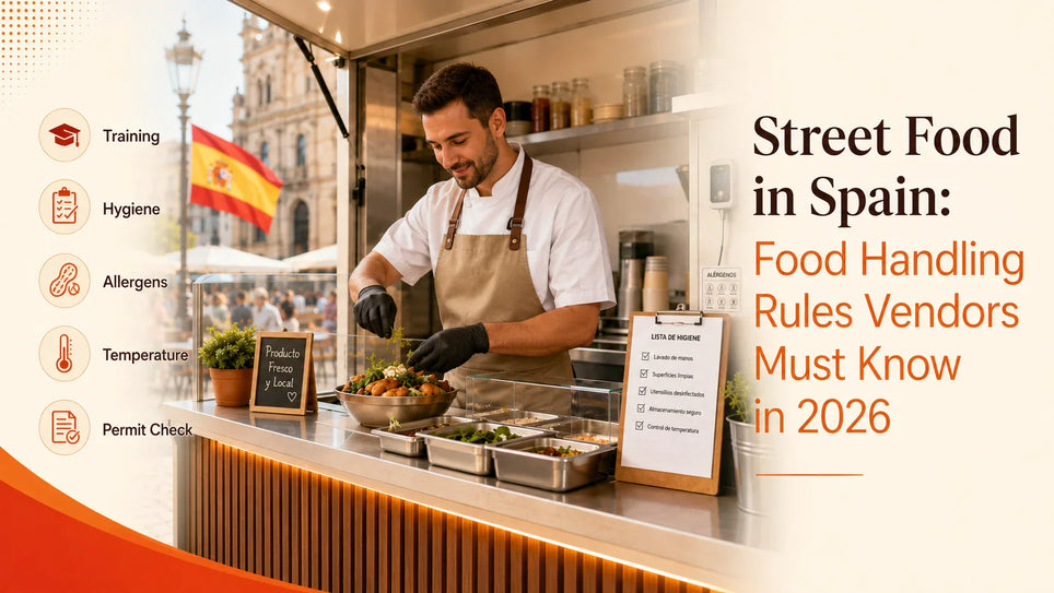 Street food in Spain food handling rules for vendors in 2026 