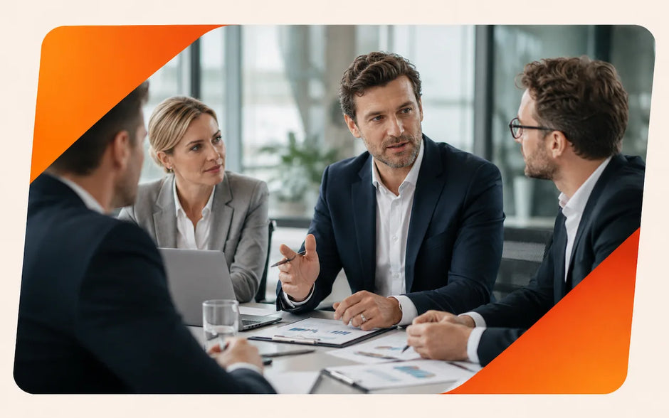 Risk Management and Internal Audit course collection image showing business professionals discussing risk, controls, and audit strategy.