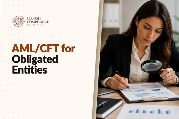 AML/CFT for Obligated Entities course covering anti-money laundering, counter-terrorist financing, customer due diligence, transaction monitoring and regulatory compliance.