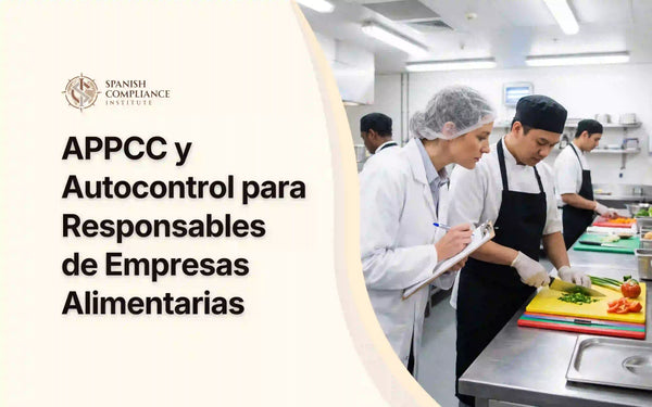 Gerente de empresa alimentaria inspeccionando las operaciones de una cocina comercial durante el curso de HACCP y autocontrol para gerentes de empresas alimentarias.