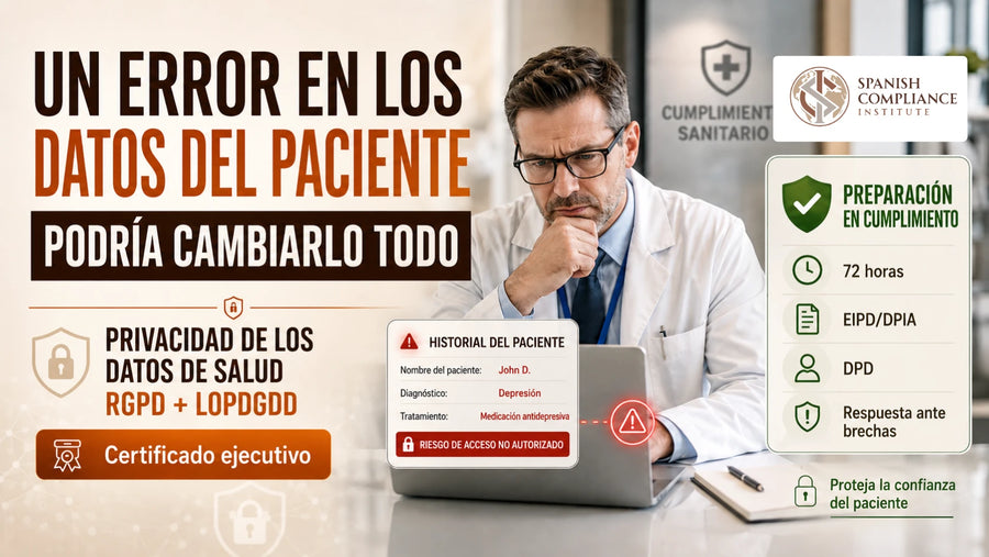 Certificado Ejecutivo en Privacidad de Datos Sanitarios y Cumplimiento LOPDGDD-RGPD (España)