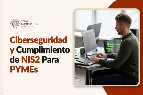 Curso de Ciberseguridad y Cumplimiento de la Directiva NIS2 para PYMES que abarca la gestión de riesgos de ciberseguridad, los requisitos de la Directiva NIS2, la protección de datos, la respuesta ante incidentes y el cumplimiento normativo.