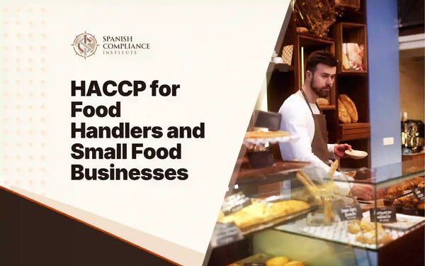 Food handler wearing an apron working at a cafe counter during HACCP for Food Handlers and Small Food Businesses.