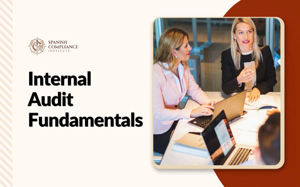 Internal Audit Fundamentals course banner showing corporate professionals in a business meeting.
