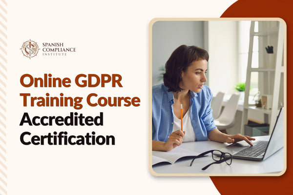 Online GDPR training course with accredited certification covering data protection, privacy rights, compliance, risk management and GDPR responsibilities.