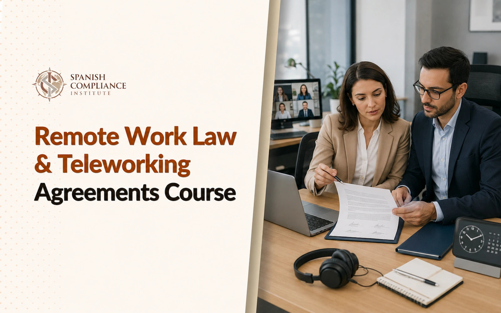 Remote Work Law & Teleworking Agreements Course
